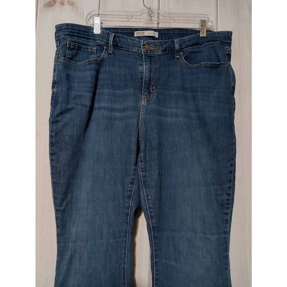 Levi's Jeans Ladies 18‎ Mid Rise Bootcut Soft Medium Was - Picture 3 of 10